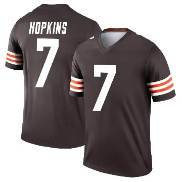 ＃7 Youth Dustin Hopkins Brown Legend Cleveland Browns Jersey