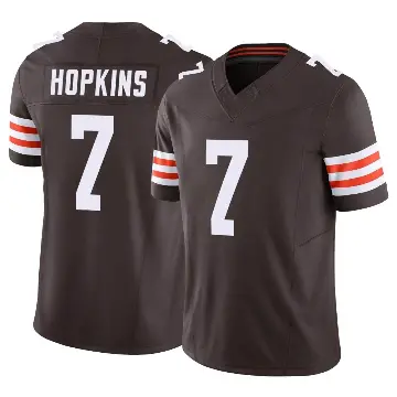 ＃7 Youth Dustin Hopkins Brown Limited Cleveland Browns Vapor F.U.S.E. Jersey