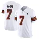 ＃7 Youth Dustin Hopkins White Limited Cleveland Browns Vapor 1946 Collection Alternate Jersey