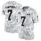 ＃7 Youth Tyson Campbell Arctic Camo Limited Cleveland Browns 2024 Salute to Service Jersey