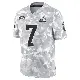＃7 Youth Tyson Campbell Arctic Camo Limited Cleveland Browns 2024 Salute to Service Jersey