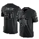＃70 Men's Zak Zinter Black Limited Cleveland Browns Reflective Jersey