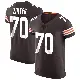 ＃70 Men's Zak Zinter Brown Elite Cleveland Browns Vapor Jersey