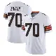 ＃70 Men's Zak Zinter White Limited Cleveland Browns Vapor Untouchable Jersey