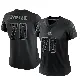 ＃70 Women's Zak Zinter Black Limited Cleveland Browns Reflective Jersey