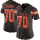 ＃70 Women's Zak Zinter Brown Limited Cleveland Browns Team Color Vapor Untouchable Jersey