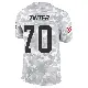 ＃70 Youth Zak Zinter Arctic Camo Limited Cleveland Browns 2024 Salute to Service Jersey
