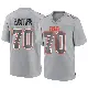 ＃70 Youth Zak Zinter Gray Game Cleveland Browns Atmosphere Fashion Jersey