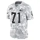 ＃71 Men's Cornelius Lucas Arctic Camo Limited Cleveland Browns 2024 Salute to Service Jersey