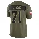 ＃71 Men's Cornelius Lucas Olive Limited Cleveland Browns 2025 Salute to Service Jersey