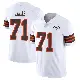 ＃71 Men's Cornelius Lucas White Limited Cleveland Browns Vapor 1946 Collection Alternate Jersey