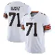 ＃71 Men's Cornelius Lucas White Limited Cleveland Browns Vapor Untouchable Jersey