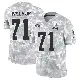 ＃71 Men's Jedrick Wills Jr. Arctic Camo Limited Cleveland Browns 2024 Salute to Service Jersey