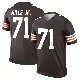 ＃71 Men's Jedrick Wills Jr. Brown Legend Cleveland Browns Jersey