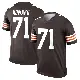 ＃71 Men's Tytus Howard Brown Legend Cleveland Browns Jersey