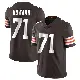 ＃71 Men's Tytus Howard Brown Limited Cleveland Browns Team Color Vapor Untouchable Jersey
