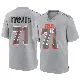 ＃71 Men's Tytus Howard Gray Game Cleveland Browns Atmosphere Fashion Jersey