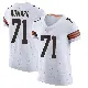 ＃71 Men's Tytus Howard White Elite Cleveland Browns Vapor Jersey