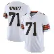 ＃71 Men's Tytus Howard White Limited Cleveland Browns Vapor Untouchable Jersey