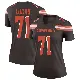 ＃71 Women's Cornelius Lucas Brown Legend Cleveland Browns Jersey