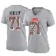 ＃71 Women's Cornelius Lucas Gray Game Cleveland Browns Atmosphere Fashion Jersey