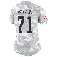 ＃71 Women's Jedrick Wills Jr. Arctic Camo Limited Cleveland Browns 2024 Salute to Service Jersey