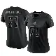 ＃71 Women's Jedrick Wills Jr. Black Limited Cleveland Browns Reflective Jersey