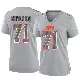 ＃71 Women's Tytus Howard Gray Game Cleveland Browns Atmosphere Fashion Jersey