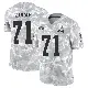＃71 Youth Cornelius Lucas Arctic Camo Limited Cleveland Browns 2024 Salute to Service Jersey