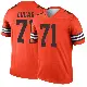 ＃71 Youth Cornelius Lucas Orange Legend Cleveland Browns Inverted Jersey