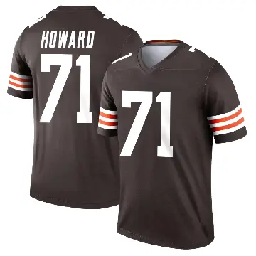 ＃71 Youth Tytus Howard Brown Legend Cleveland Browns Jersey