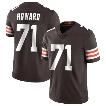 ＃71 Youth Tytus Howard Brown Limited Cleveland Browns Team Color Vapor Untouchable Jersey
