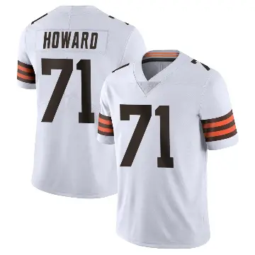 ＃71 Youth Tytus Howard White Limited Cleveland Browns Vapor Untouchable Jersey