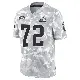 ＃72 Men's Jason Ivey Arctic Camo Limited Cleveland Browns 2024 Salute to Service Jersey