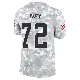 ＃72 Men's Jason Ivey Arctic Camo Limited Cleveland Browns 2024 Salute to Service Jersey