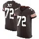 ＃72 Men's Jason Ivey Brown Elite Cleveland Browns Vapor Jersey
