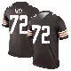 ＃72 Men's Jason Ivey Brown Legend Cleveland Browns Jersey