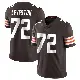 ＃72 Men's KT Leveston Brown Limited Cleveland Browns Team Color Vapor Untouchable Jersey