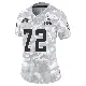 ＃72 Women's Jason Ivey Arctic Camo Limited Cleveland Browns 2024 Salute to Service Jersey