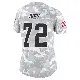 ＃72 Women's Jason Ivey Arctic Camo Limited Cleveland Browns 2024 Salute to Service Jersey