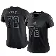 ＃72 Women's Jason Ivey Black Limited Cleveland Browns Reflective Jersey