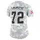 ＃72 Women's KT Leveston Arctic Camo Limited Cleveland Browns 2024 Salute to Service Jersey
