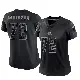 ＃72 Women's KT Leveston Black Limited Cleveland Browns Reflective Jersey