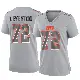 ＃72 Women's KT Leveston Gray Game Cleveland Browns Atmosphere Fashion Jersey