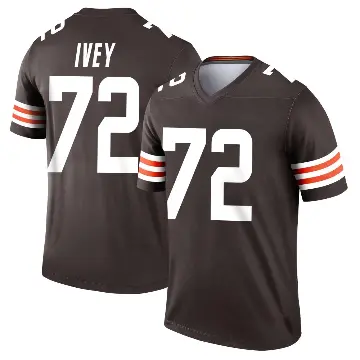 ＃72 Youth Jason Ivey Brown Legend Cleveland Browns Jersey