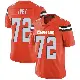 ＃72 Youth Jason Ivey Orange Limited Cleveland Browns Alternate Vapor Untouchable Jersey