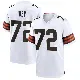 ＃72 Youth Jason Ivey White Game Cleveland Browns Jersey