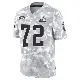 ＃72 Youth KT Leveston Arctic Camo Limited Cleveland Browns 2024 Salute to Service Jersey