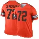 ＃72 Youth KT Leveston Orange Legend Cleveland Browns Inverted Jersey