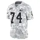 ＃74 Men's Elgton Jenkins Arctic Camo Limited Cleveland Browns 2024 Salute to Service Jersey